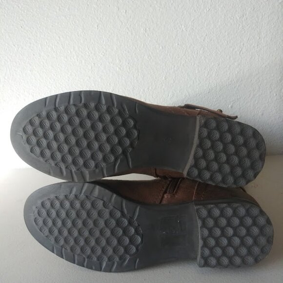 Bullboxer B52 Kayley tan, brown faux leather knee high boots - Picture 9 of 10